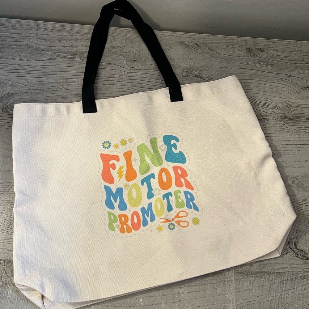Fine Motor Promoter Tote Bag, Occupational Therapist